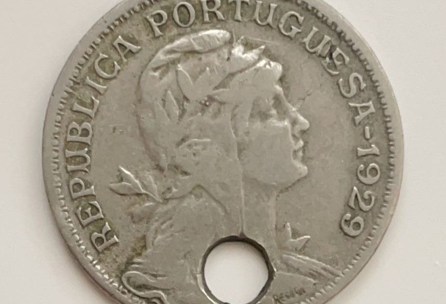Moneta portoghese del 1929